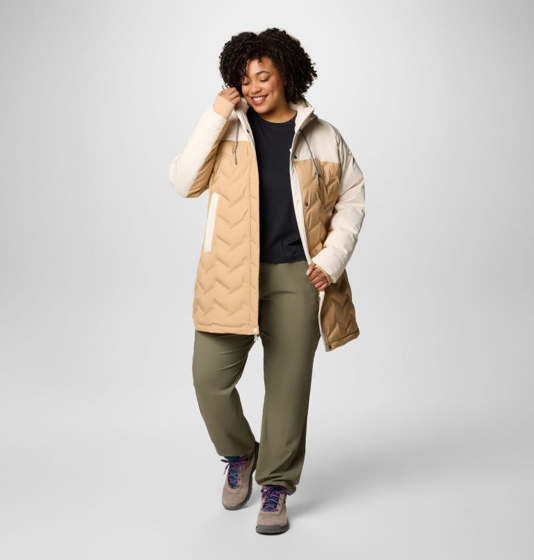 Women's Mountain Croo III Mid Down Jacket - Plus Size, Color: Canoe, Chalk, image 3