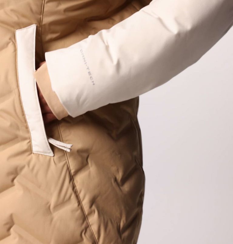 Women's Mountain Croo III Mid Down Jacket - Plus Size, Color: Canoe, Chalk