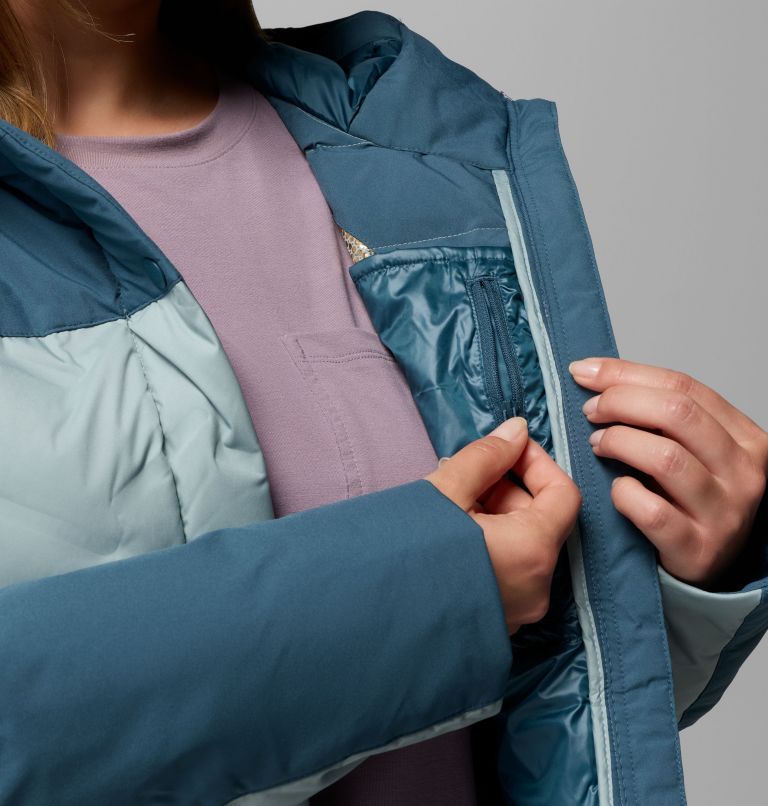 Women's Mountain Croo III Mid Down Jacket - Plus Size, Color: Crushed Blue, Everblue, image 7