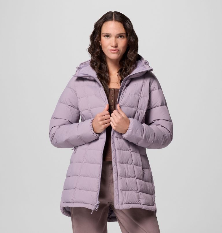 Women's Ardenwood Mid Down Jacket, Color: Shale Purple, image 5