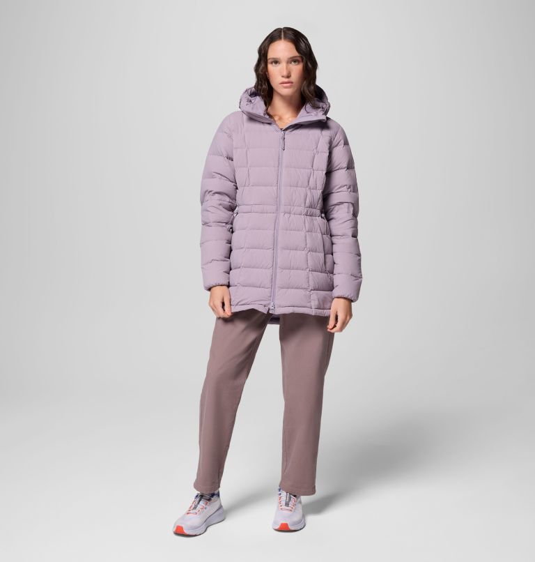 Women's Ardenwood Mid Down Jacket, Color: Shale Purple, image 2