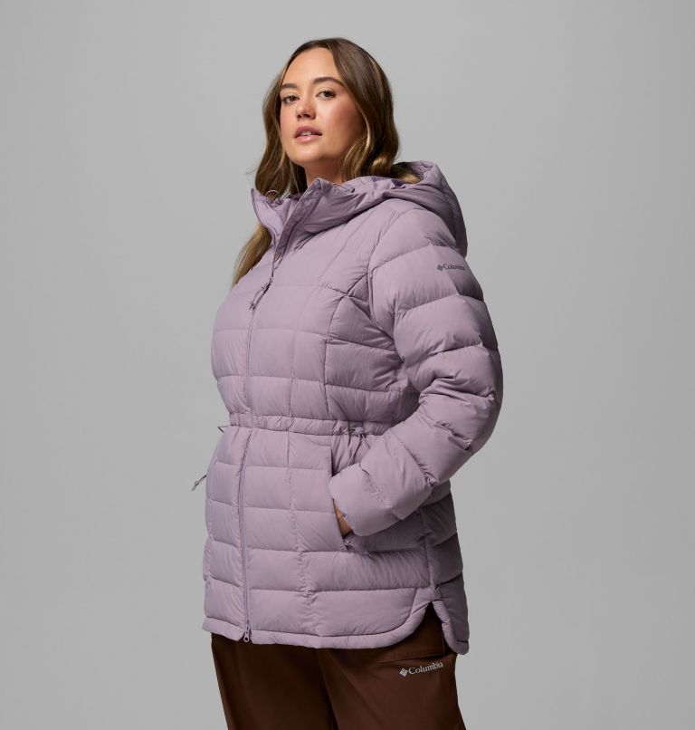 Women's Ardenwood Mid Down Jacket - Plus, Color: Shale Purple, image 4