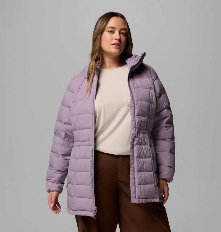 Women's Ardenwood Mid Down Jacket - Plus, Color: Shale Purple, image 5