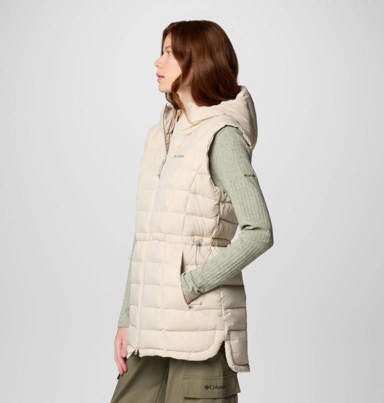 Women's Ardenwood Mid hooded Down Vest, Color: Dark Stone, image 4
