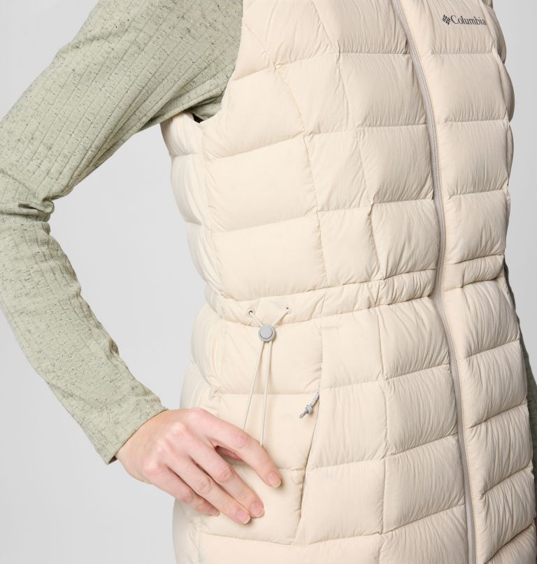 Women's Ardenwood Mid hooded Down Vest, Color: Dark Stone, image 6