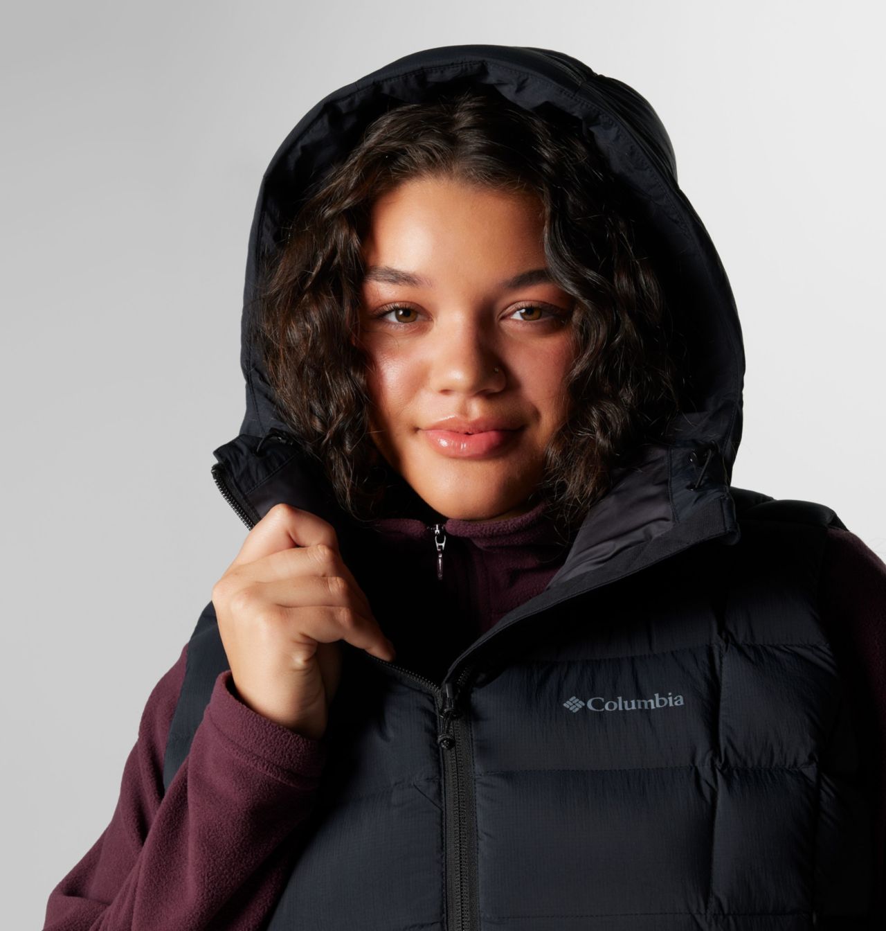 Women's Ardenwood™ Mid Down Hooded Vest - Plus | 010 | 1X 5