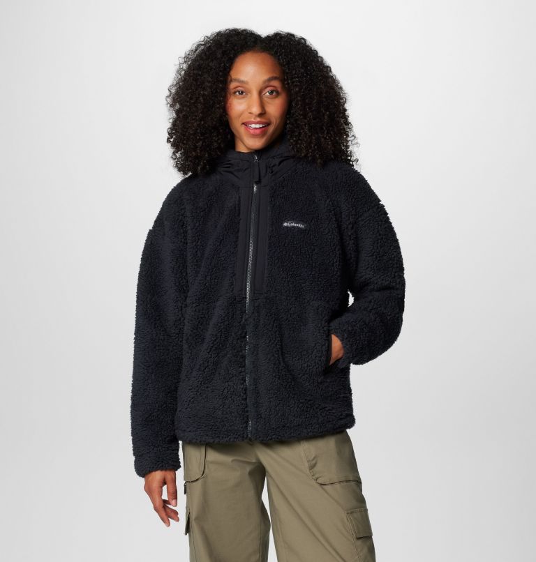 Women s Boundless Discovery Hooded Sherpa Jacket Columbia Sportswear