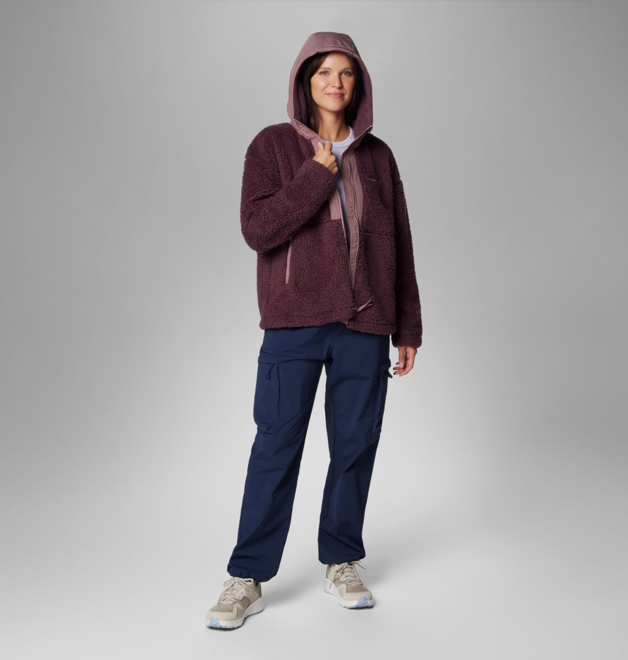 Women's Boundless Discovery™ Hooded Sherpa Jacket 3