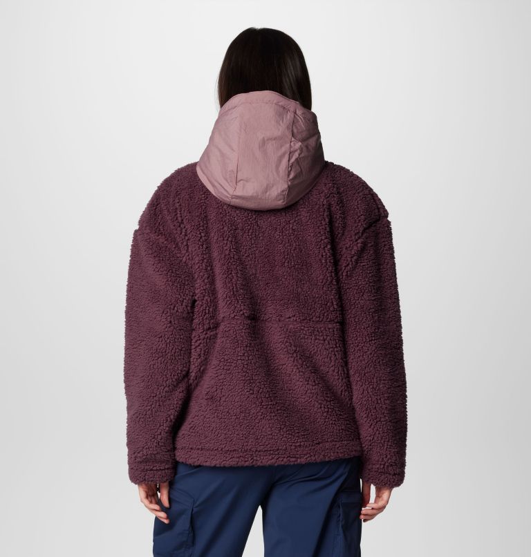 Women's Boundless Discovery Hooded Sherpa Jacket, Color: Moonvista, Fig, image 2