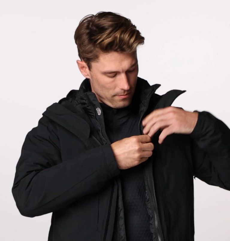 Men's Winter District II Interchange Jacket, Color: Black