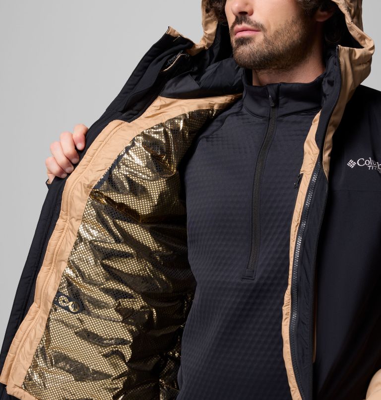 Men's Winter District II Interchange Jacket, Color: Canoe, Black, image 7
