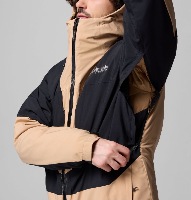 Men's Winter District II Interchange Jacket, Color: Canoe, Black, image 12