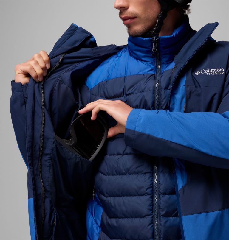 Manteau Interchange Winter District II pour hommes, Color: Mountain Blue, Collegiate Navy, image 7