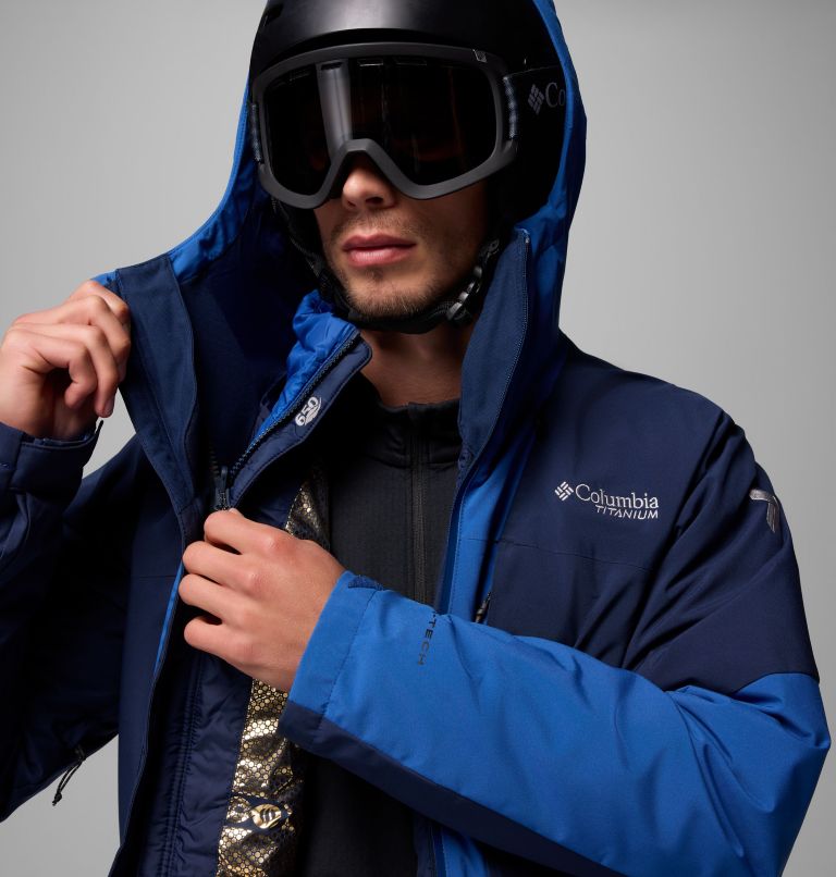 Manteau Interchange Winter District II pour hommes, Color: Mountain Blue, Collegiate Navy, image 9