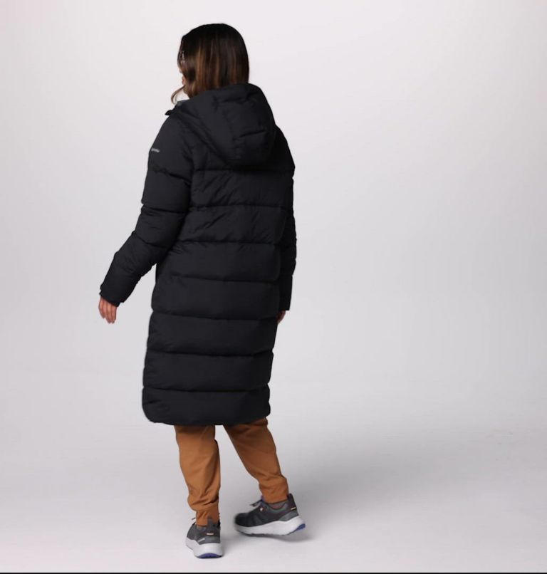 Women's Boundless Days Long Down Jacket, Color: Black