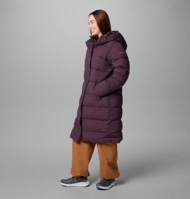 Women's Boundless Days Long Down Jacket, Color: Moonvista, image 4