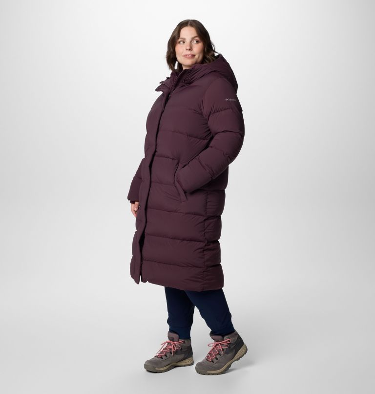 Women's Boundless Days Long Down Jacket - Plus Size, Color: Moonvista, image 4