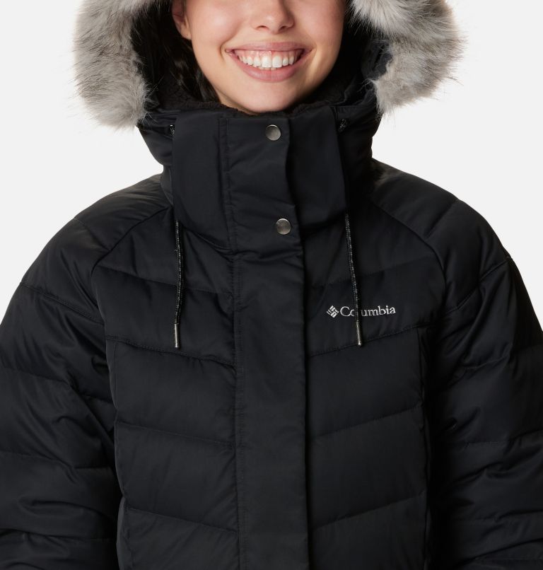 Chaqueta de plumón de largo medio Belle Isle para mujer, Color: Black, image 4