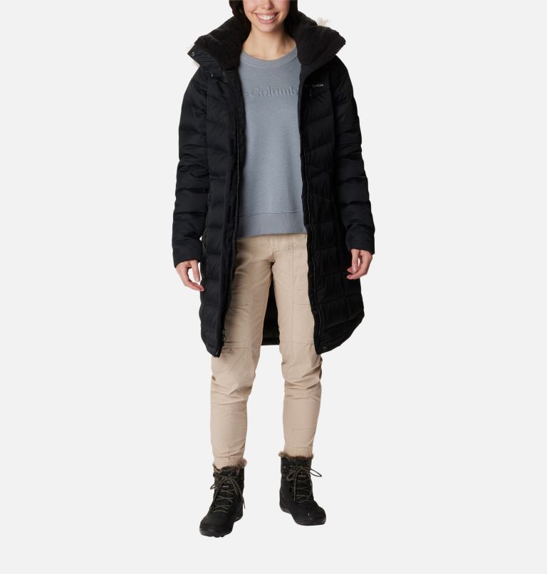 Chaqueta de plumón de largo medio Belle Isle para mujer, Color: Black, image 9