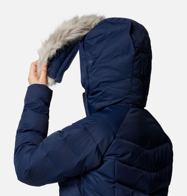 Women's Belle Isle Mid Down Jacket, Color: Collegiate Navy, image 7