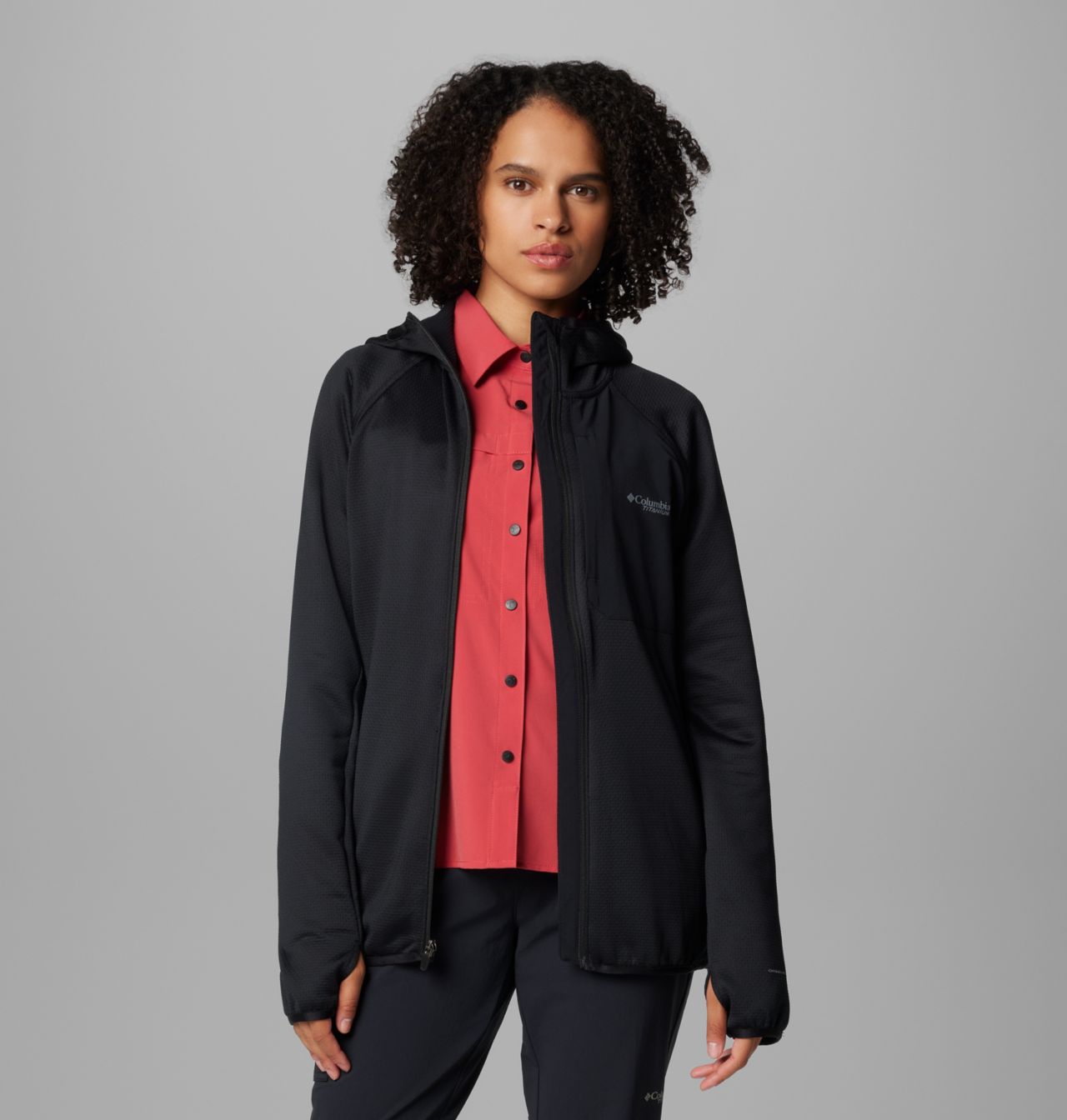 Women's Triple Canyon™ Grid Fleece Hooded Full Zip Jacket 9