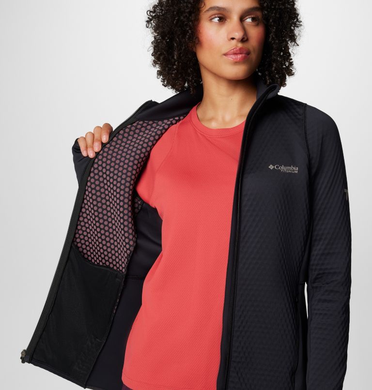 Women's Triple Canyon Technical Grid Fleece Jacket, Color: Black, image 7