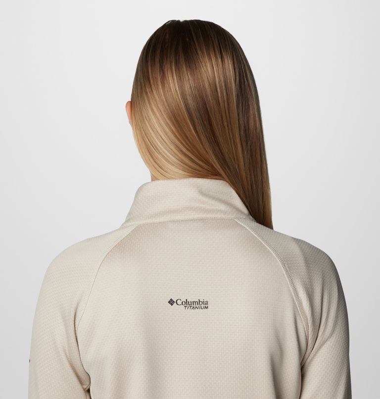Women's Triple Canyon Technical Grid Fleece Jacket, Color: Dark Stone Heather, Black, image 6