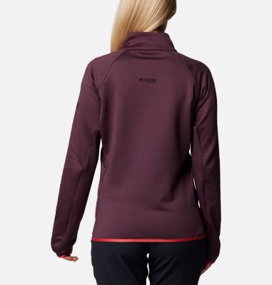 Women's Triple Canyon Technical Grid Fleece Jacket, Color: Moonvista, Daredevil, image 8