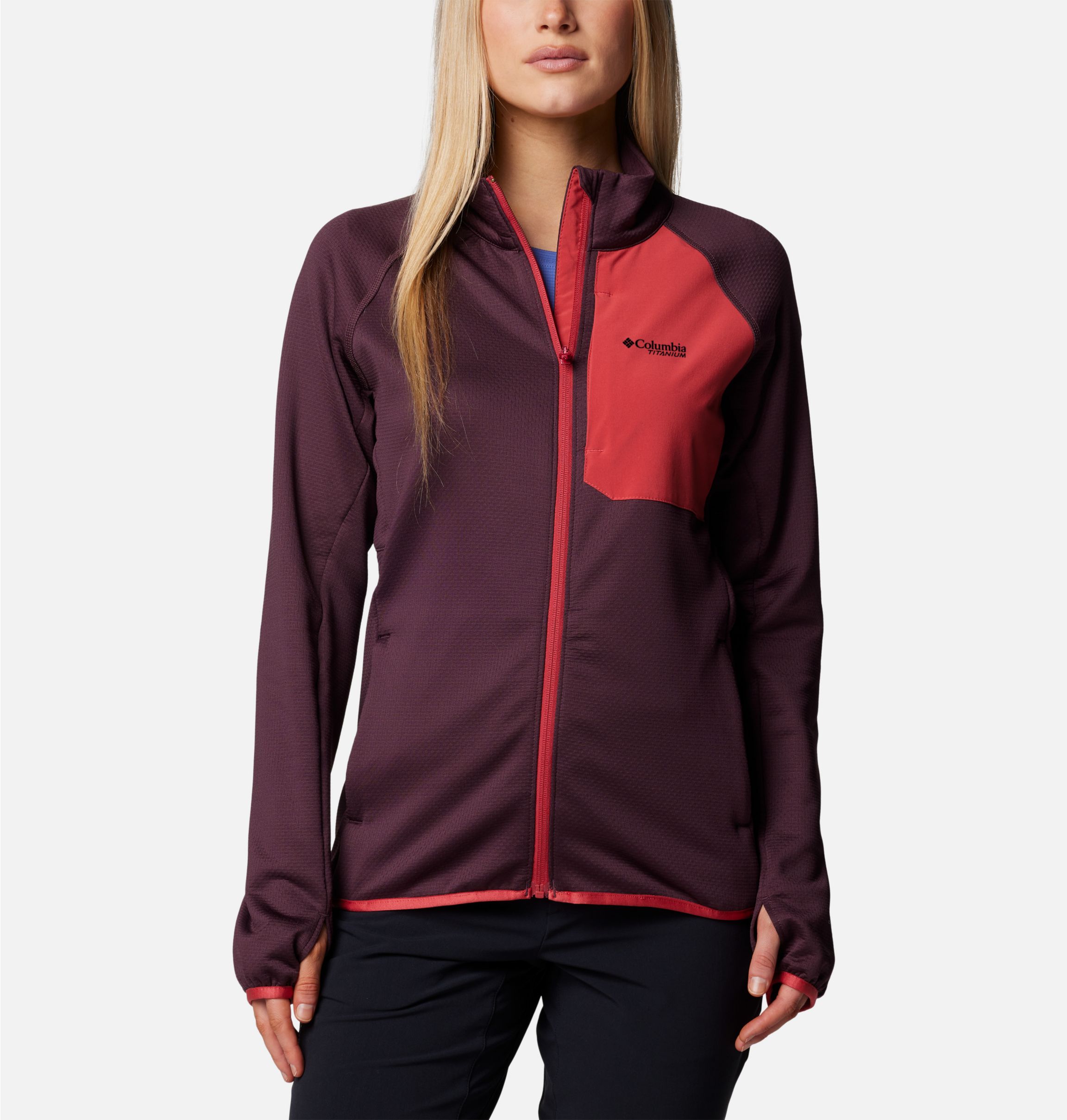 Women's triple texture fleece jacket new arrivals
