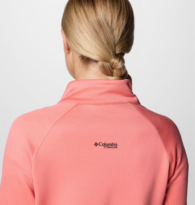 Giacca tecnica in pile con cappuccio Triple Canyon Grid da donna, Color: Alpenglow, image 5