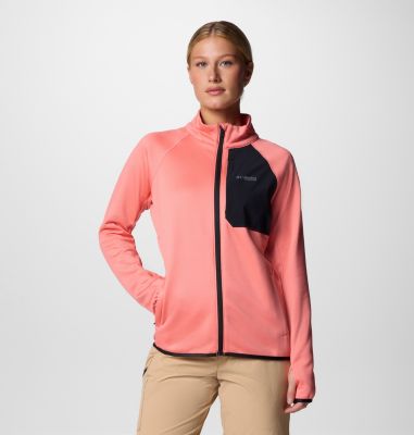 Women's Triple Canyon Technical Grid Fleece Jacket, Color: Alpenglow, image 1