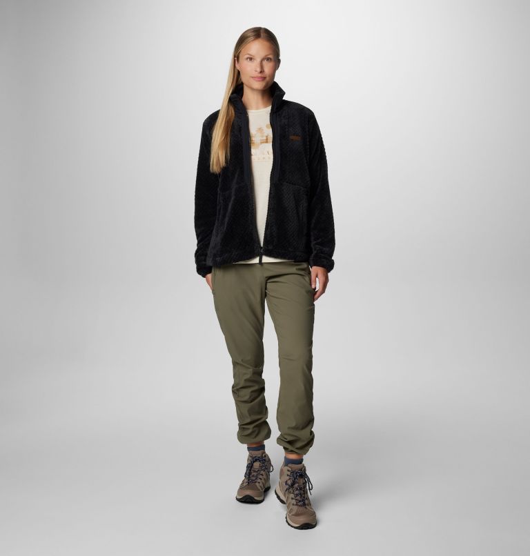 Women's Fire Side Full Zip III Fleece Jacket, Color: Black, image 3