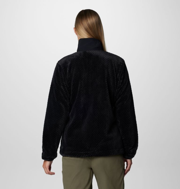 Women's Fire Side Full Zip III Fleece Jacket, Color: Black, image 2