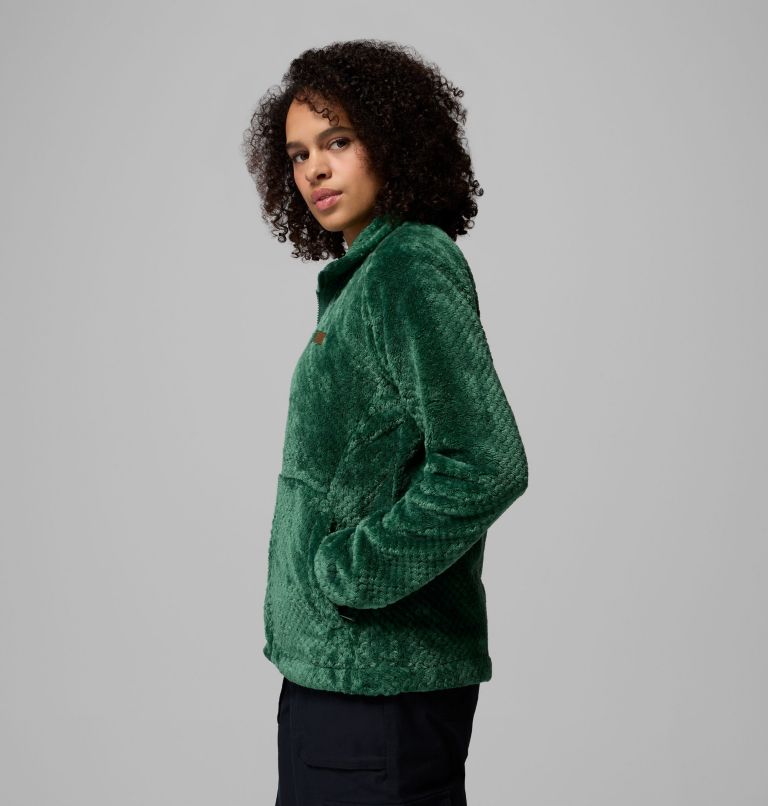 Women's Fire Side Full Zip III Fleece Jacket, Color: Rain Forest, image 4