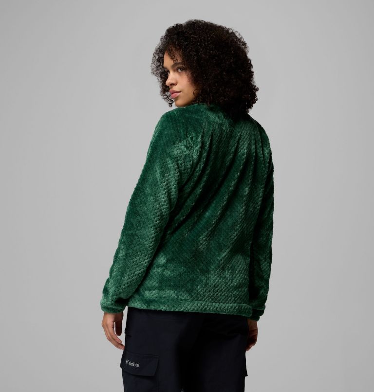Women's Fire Side Full Zip III Fleece Jacket, Color: Rain Forest, image 3
