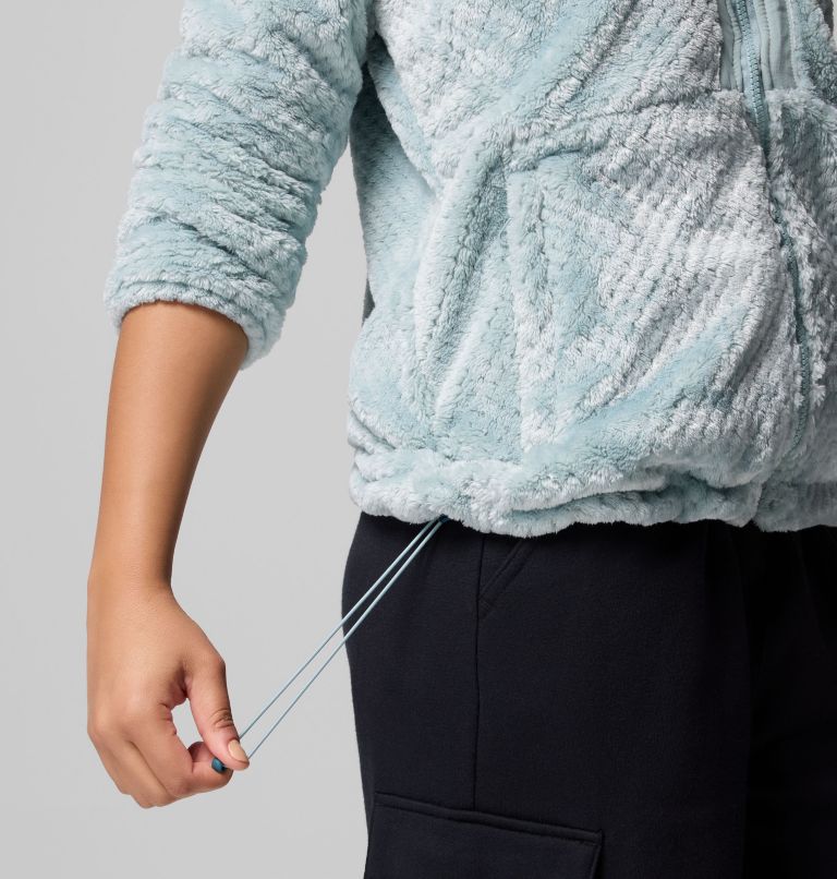 Women's Fire Side Full Zip III Fleece Jacket, Color: Crushed Blue, image 7