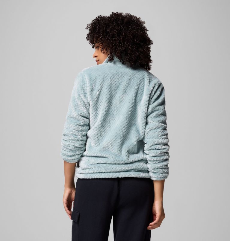 Women's Fire Side Full Zip III Fleece Jacket, Color: Crushed Blue, image 3