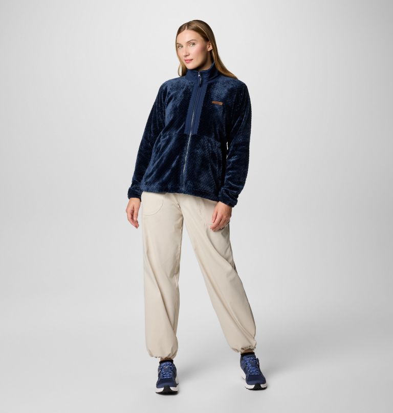 Women's Fire Side Full Zip III Fleece Jacket, Color: Collegiate Navy, image 3