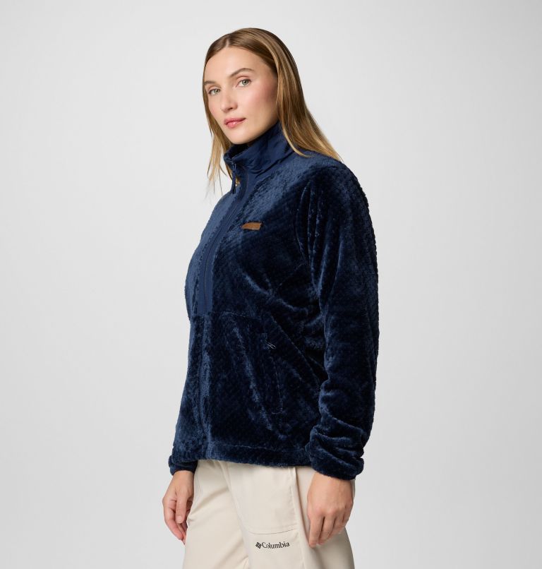 Women's Fire Side Full Zip III Fleece Jacket, Color: Collegiate Navy, image 4