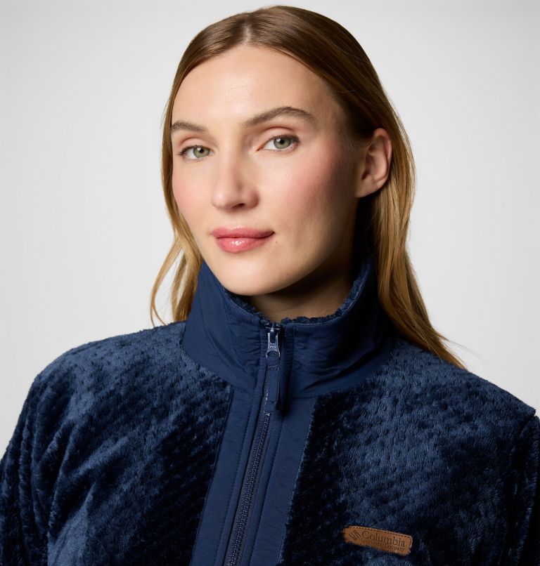 Women's Fire Side Full Zip III Fleece Jacket, Color: Collegiate Navy, image 5