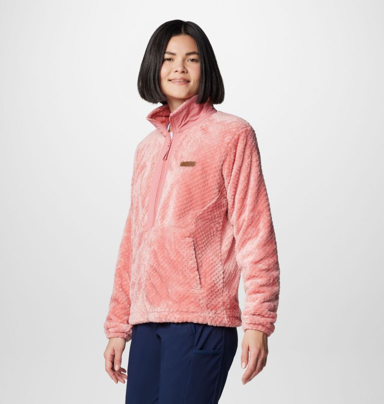 Women's Fire Side Full Zip III Fleece Jacket, Color: Pink Agave, image 4