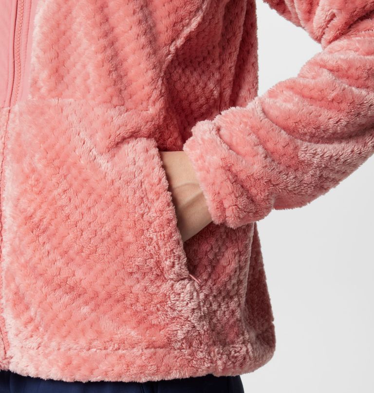 Women's Fire Side Full Zip III Fleece Jacket, Color: Pink Agave, image 6