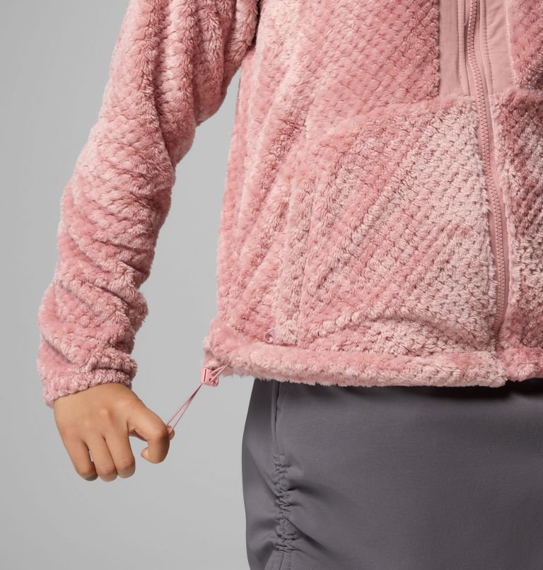 Women's Fire Side Full Zip III Fleece Jacket, Color: Eraser Pink, image 6