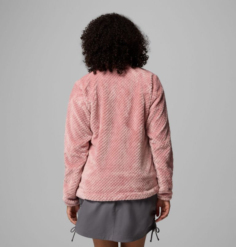 Women's Fire Side Full Zip III Fleece Jacket, Color: Eraser Pink, image 3