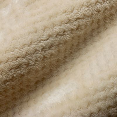 Close up shot of the plush fleece.