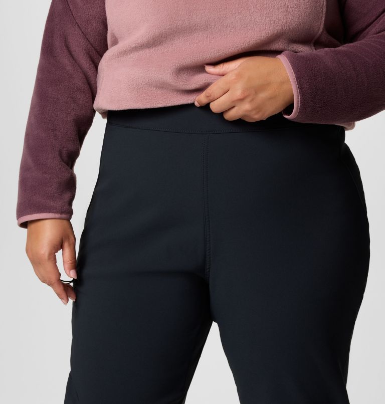 Women's Back Beauty High-Rise Pants - Plus Size, Color: Black, image 5