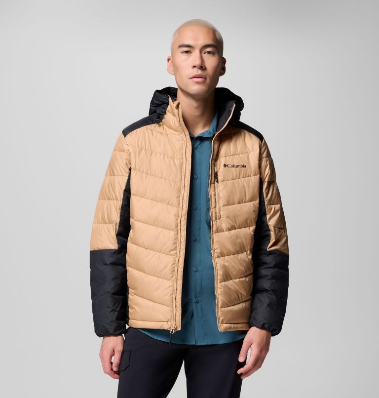Men's Labyrinth Loop II Hooded Jacket, Color: Canoe, Black, image 5