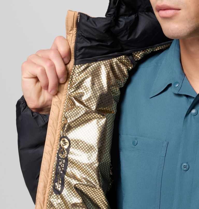 Men's Labyrinth Loop II Hooded Jacket, Color: Canoe, Black, image 6