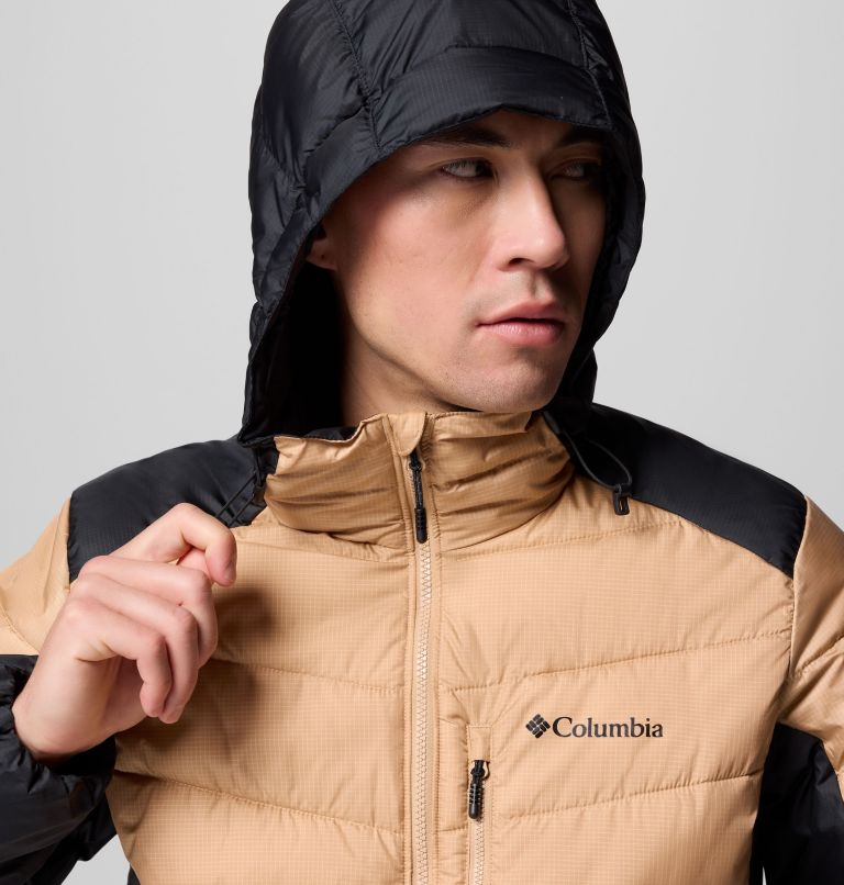 Men's Labyrinth Loop II Hooded Jacket, Color: Canoe, Black, image 7