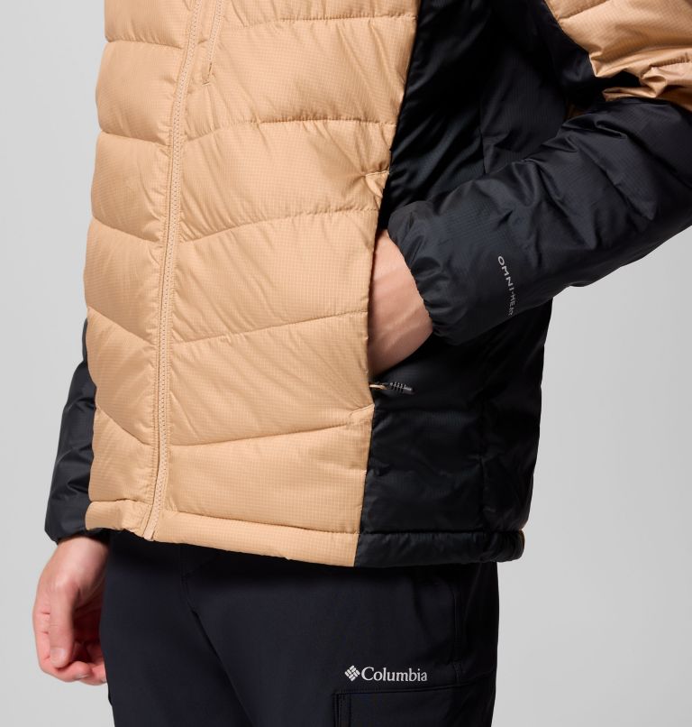 Men's Labyrinth Loop II Hooded Jacket, Color: Canoe, Black, image 8